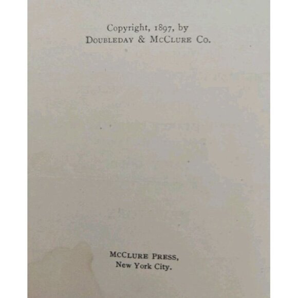 Humor Tales from McClures 1897 Vintage Pocket Sized Book Illustrated Red Antique - Picture 11 of 11